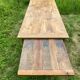 Blonde cherry farmhouse table