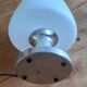 Vintage lamp from the 70s white opaline