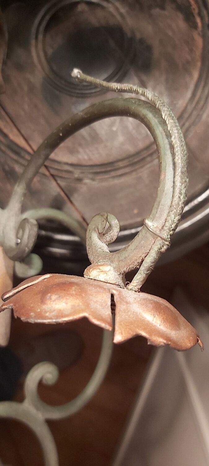 Pair of wall sconces nineteenth century Alsace-Lorraine