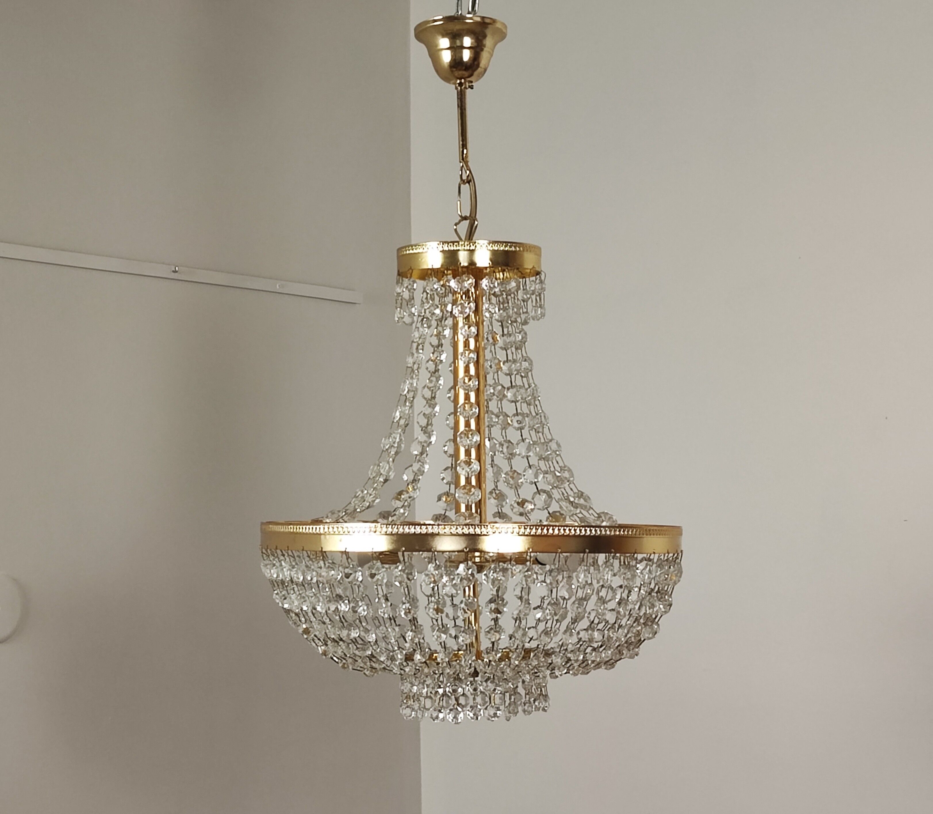 Chandelier with tassels