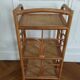 Bamboo and rattan shelf 80