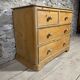 English chest of drawers 4 drawers in pitchpin