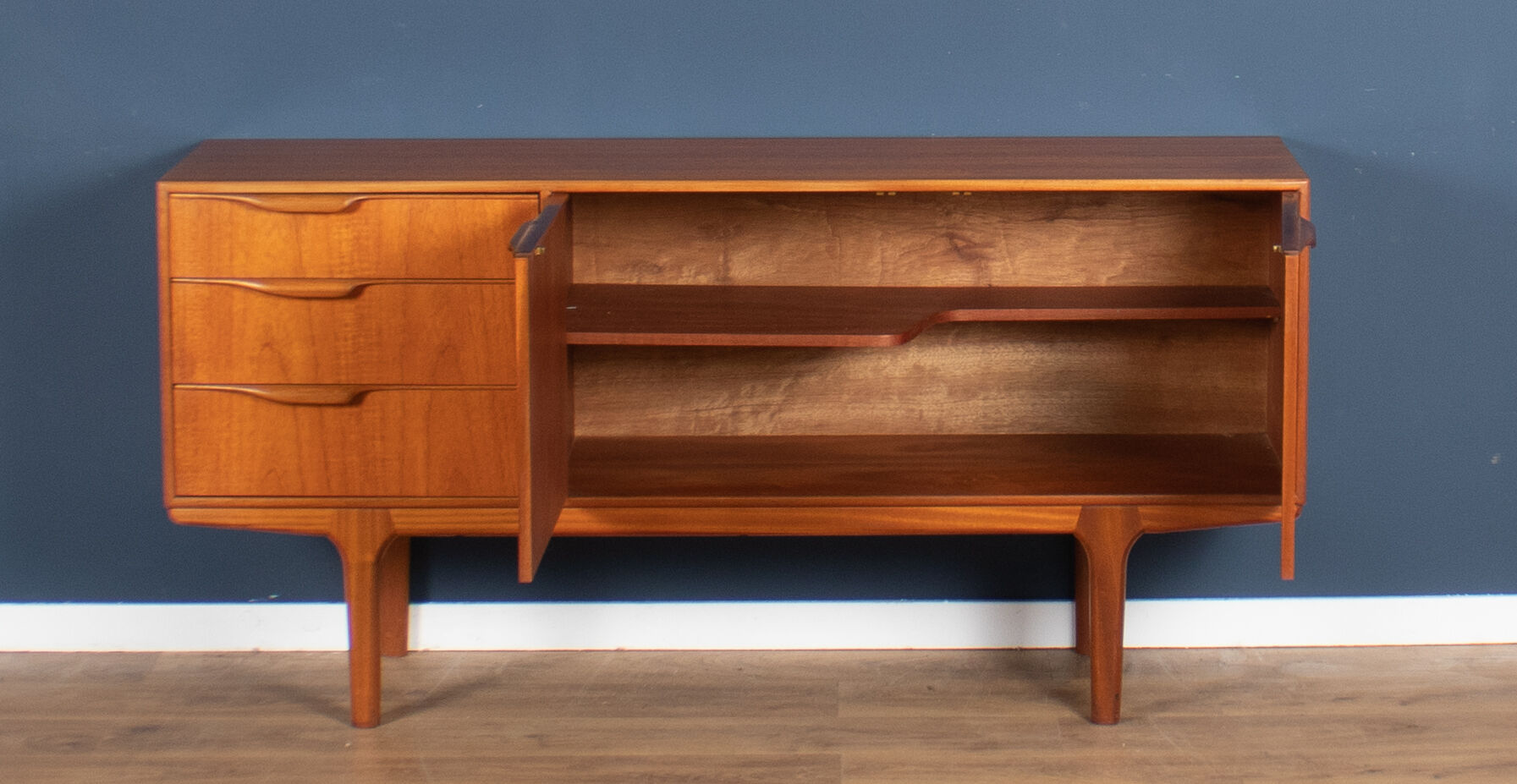Retro teak 1960s short mcintosh of kirkcaldy dunvegan sideboard tom robertson