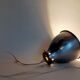 Suspension lampshade bell in vintage aluminum