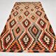 6x11 Geometric Pattern Turkish Vintage Kilim Rug, 172x346Cm