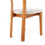 Lot de 6 chaises design danoises Juul Kristensen en teck