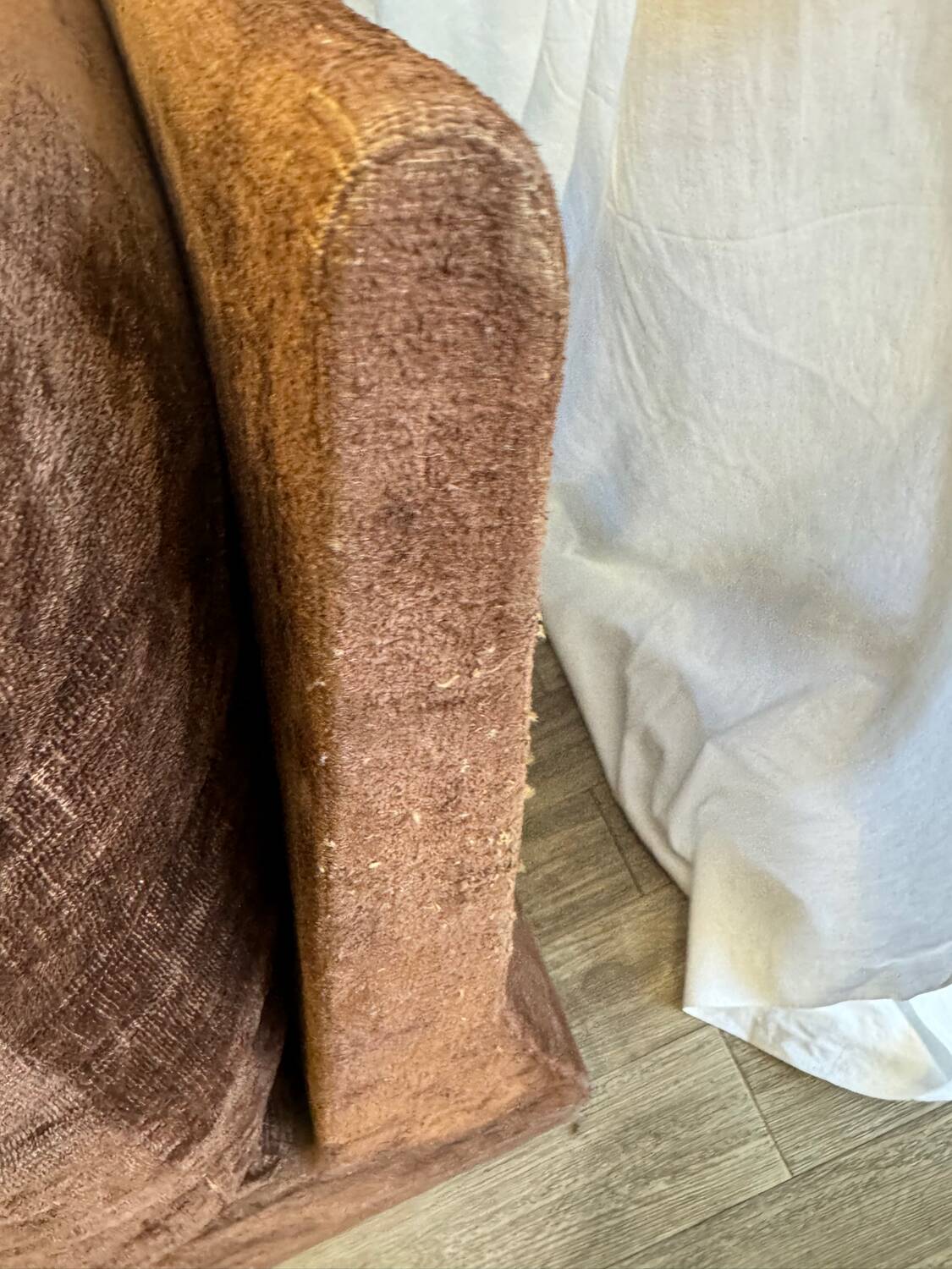 Roche Bobois velvet sofa 70s