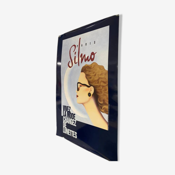 Affiche original Silmo par Razzia - Petit Format - Signé par l'artiste - On linen