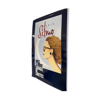 Affiche original Silmo par Razzia - Petit Format - Signé par l'artiste - On linen