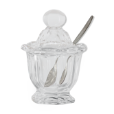 Glass mustard maker
