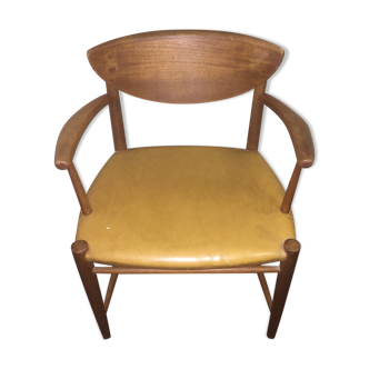 Fauteuil 317 1970, Peter Hvidt et Olga Molgaard-Nielsen pour Soborg Mobelfabrik