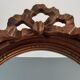 Miroir en bois oval années 30