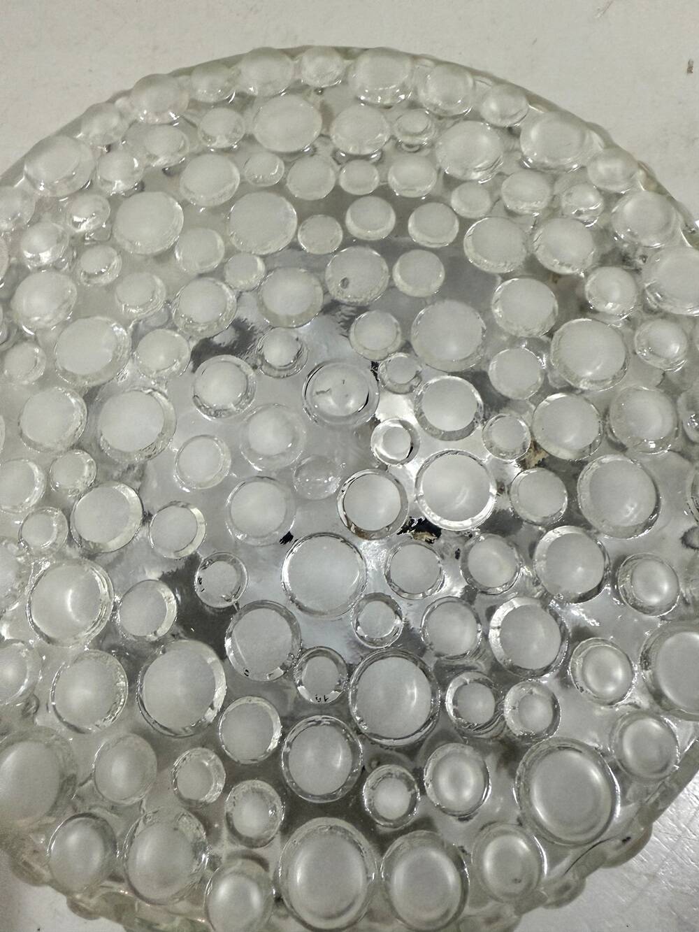 Bubble glass wall lamp ceiling lamp 1960's