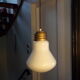 Suspension vintage en forme d'ampoule