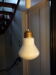 Suspension vintage en forme d'ampoule
