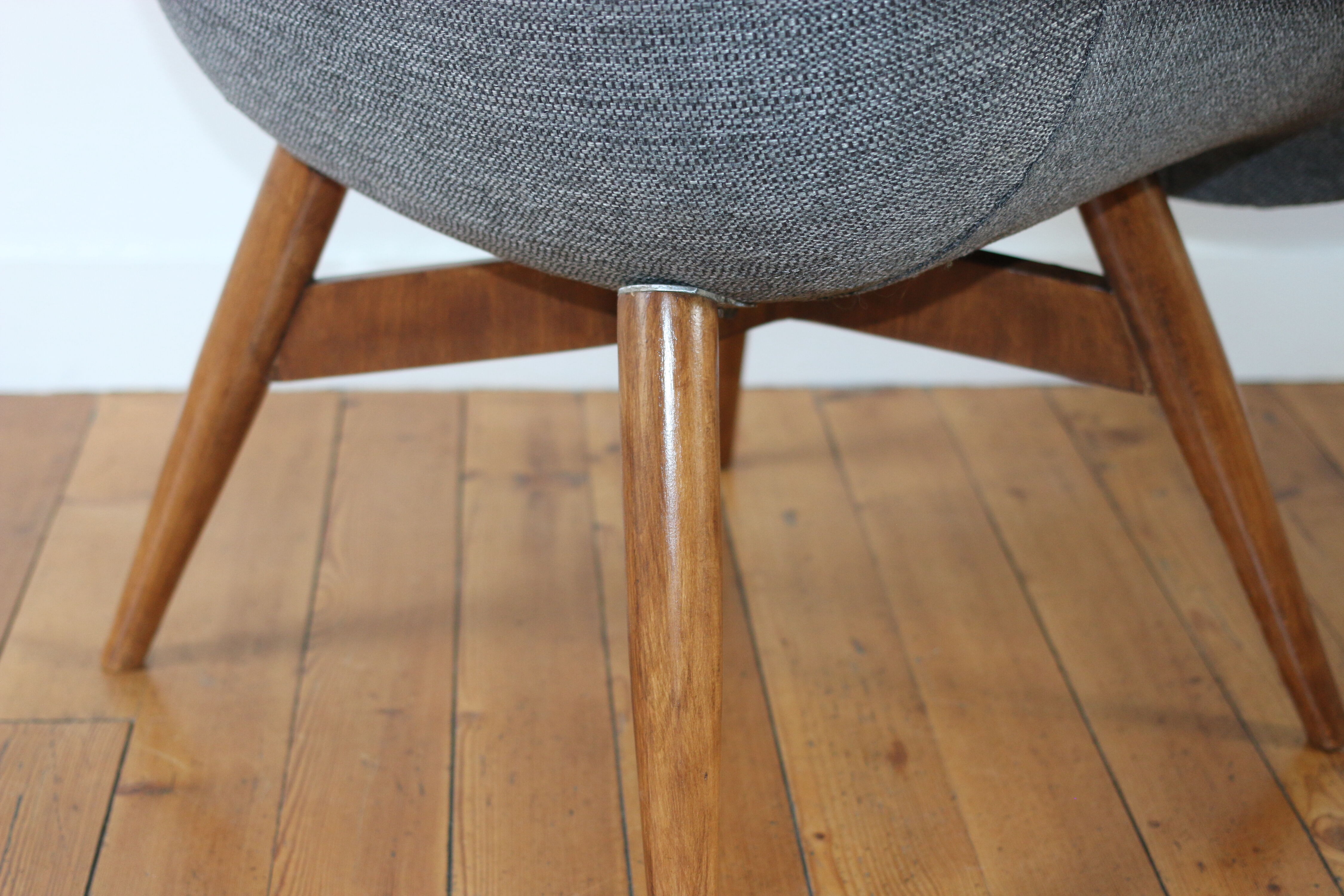 Vintage Scandinavian armchair Miroslav Navratil 1960s