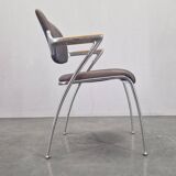 Set of four golf dining chairs designed by Franceso Zaccone, Germany, 1970s