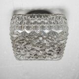 Square ceiling or wall light 1970 space age