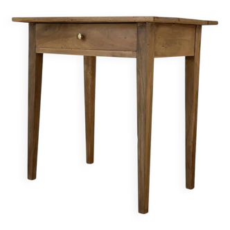 Small rustic walnut table/desk – 19th century