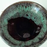 Vase vintage en céramique émaillée