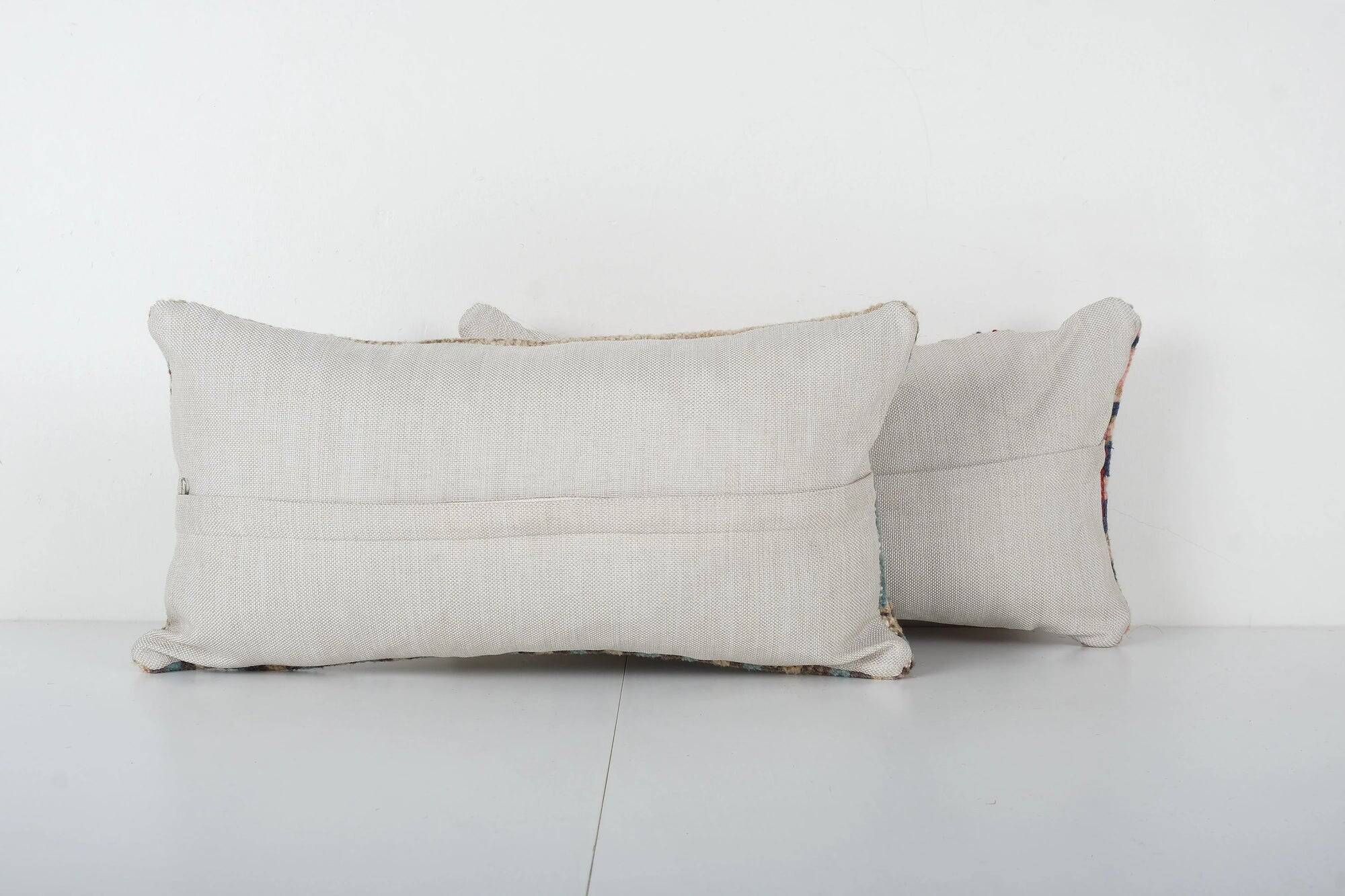 Set of 2 vintage Turkish cushion covers 23x48 cm
