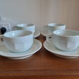 Set of 4 large bistro cups