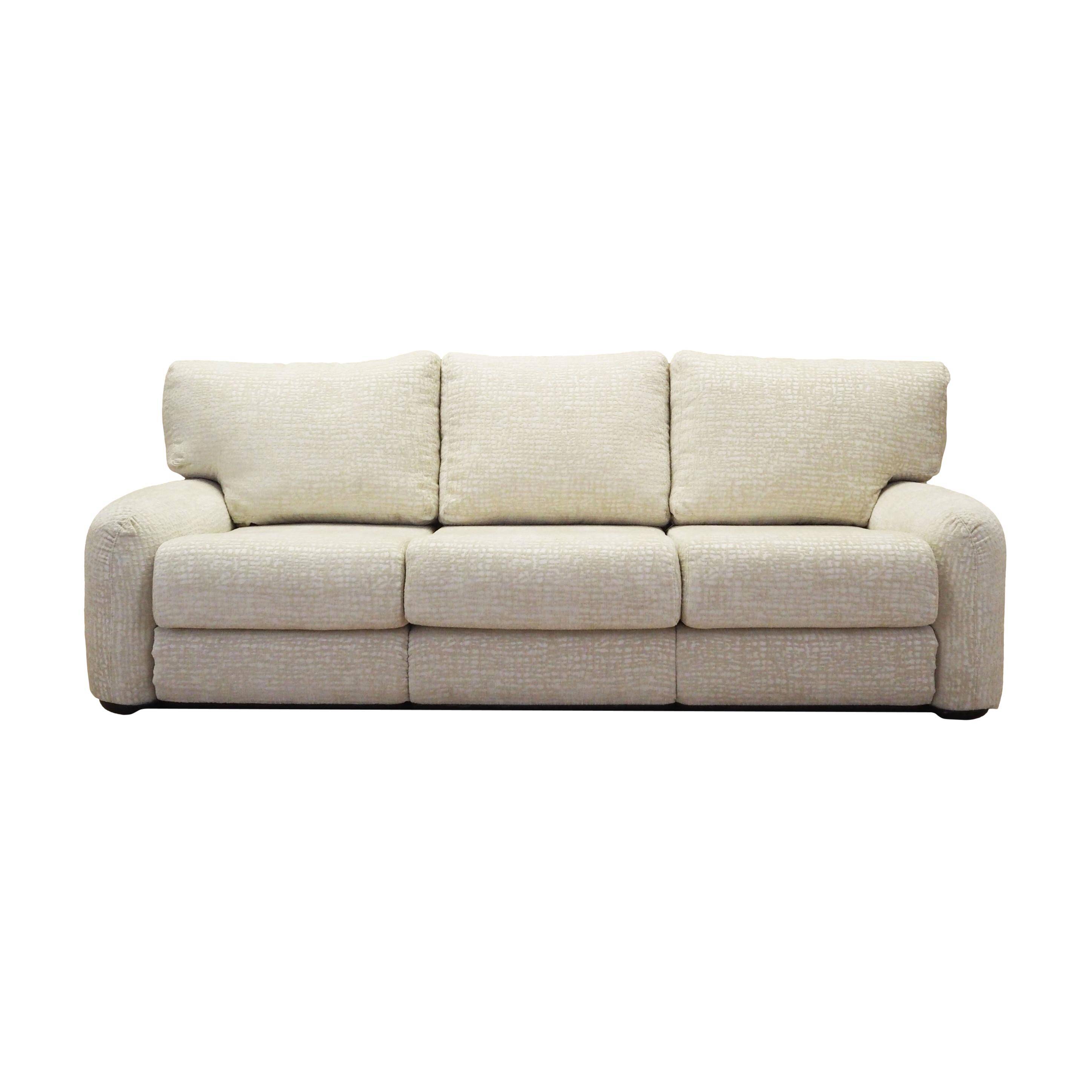 White sofa, Italian design, 1970s, manufacturer: Busnelli, designer: Arrigo