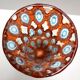 Rare Orange Murano Glass Vase by Ercole Barovier model "Rotellati", Italy