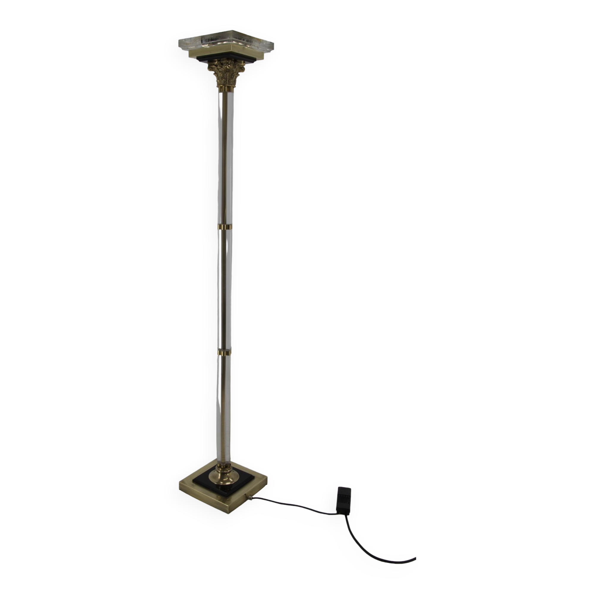 Floor Lamp with Upright Light, Italy, 1970s