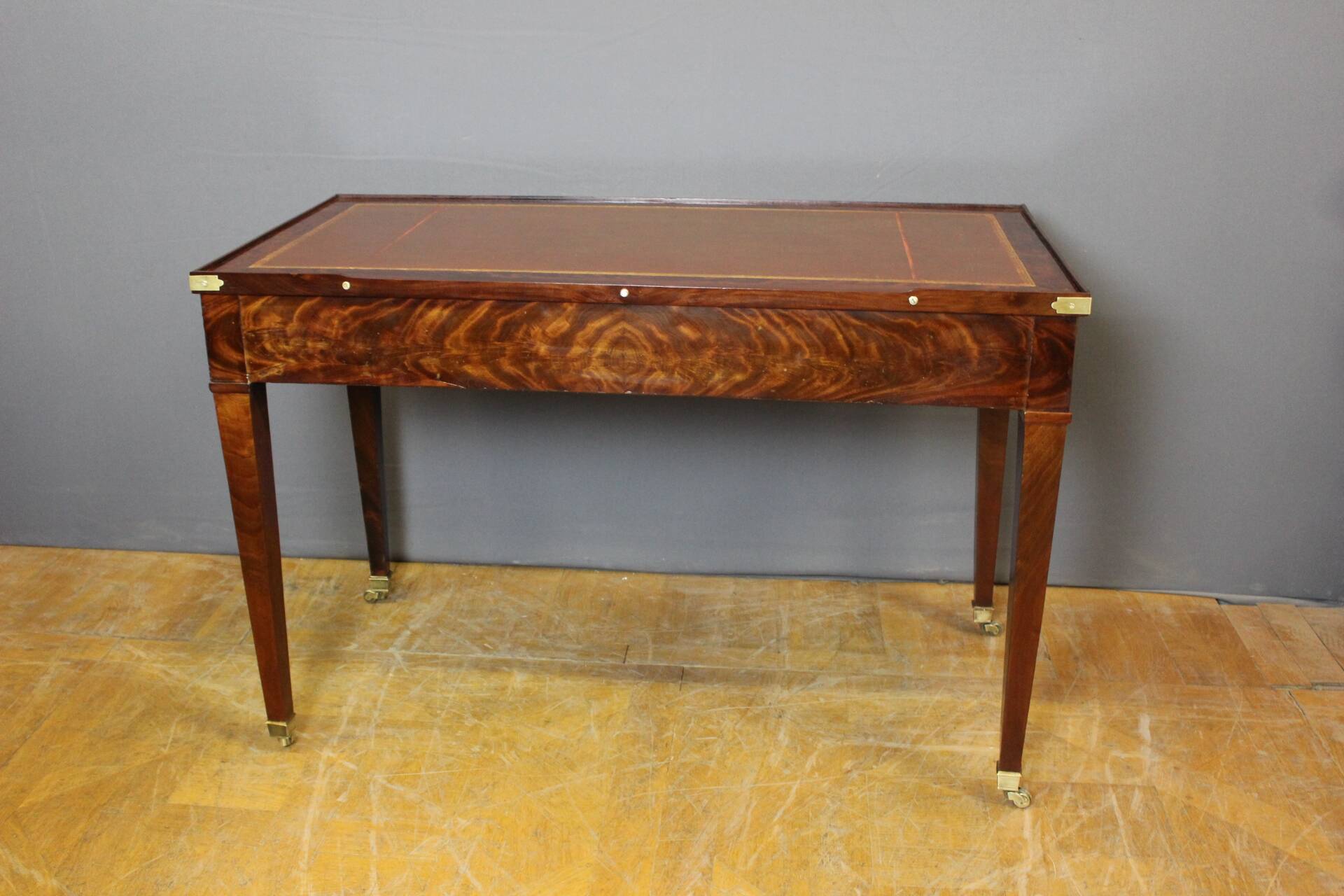 19th Century mahogany Tric Trac game table