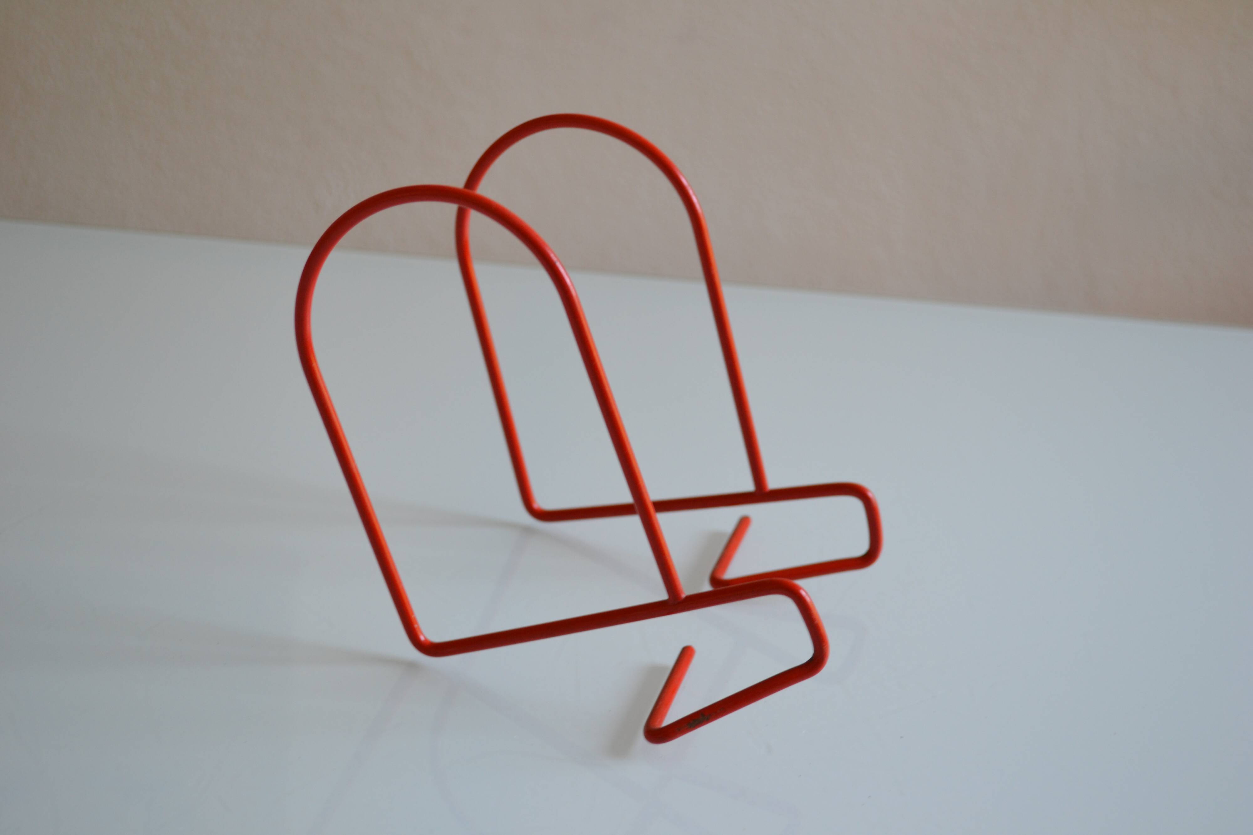 Paire de serre livres minimaliste années 80