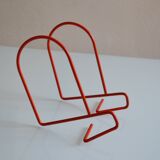 Pair of minimalist bookends from the 80s