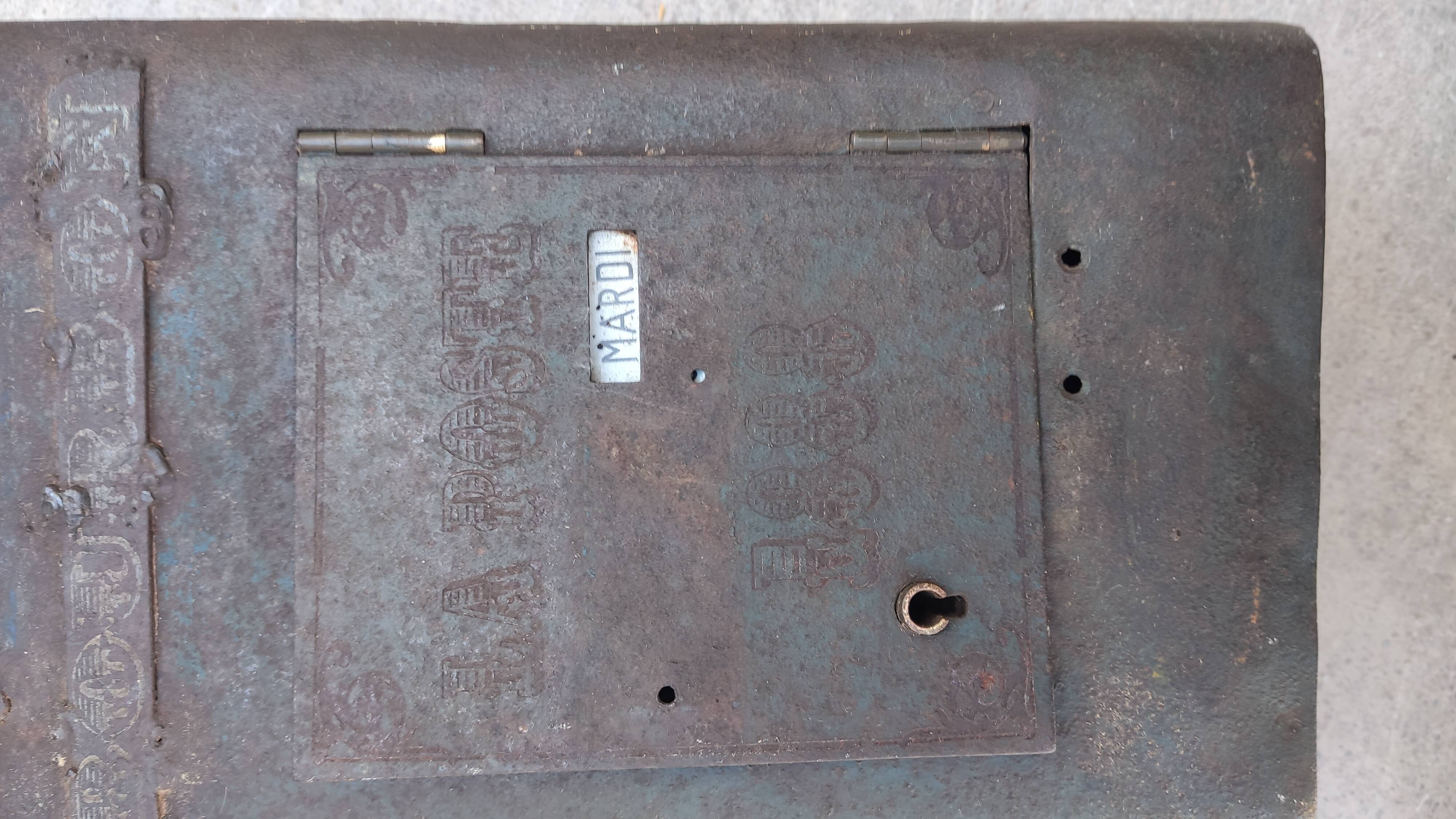 Mailbox, post office 1888, museum, reunion island