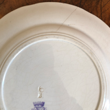 Lot of three plates Sarreguemines