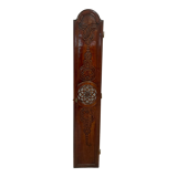 Clock door carved and openwork wood
