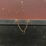 Art Deco mirror in teak from the 1930s