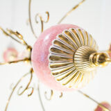 Flemish Ceramic Floral Chandelier