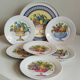 Pie service, dish & plates, Limoges