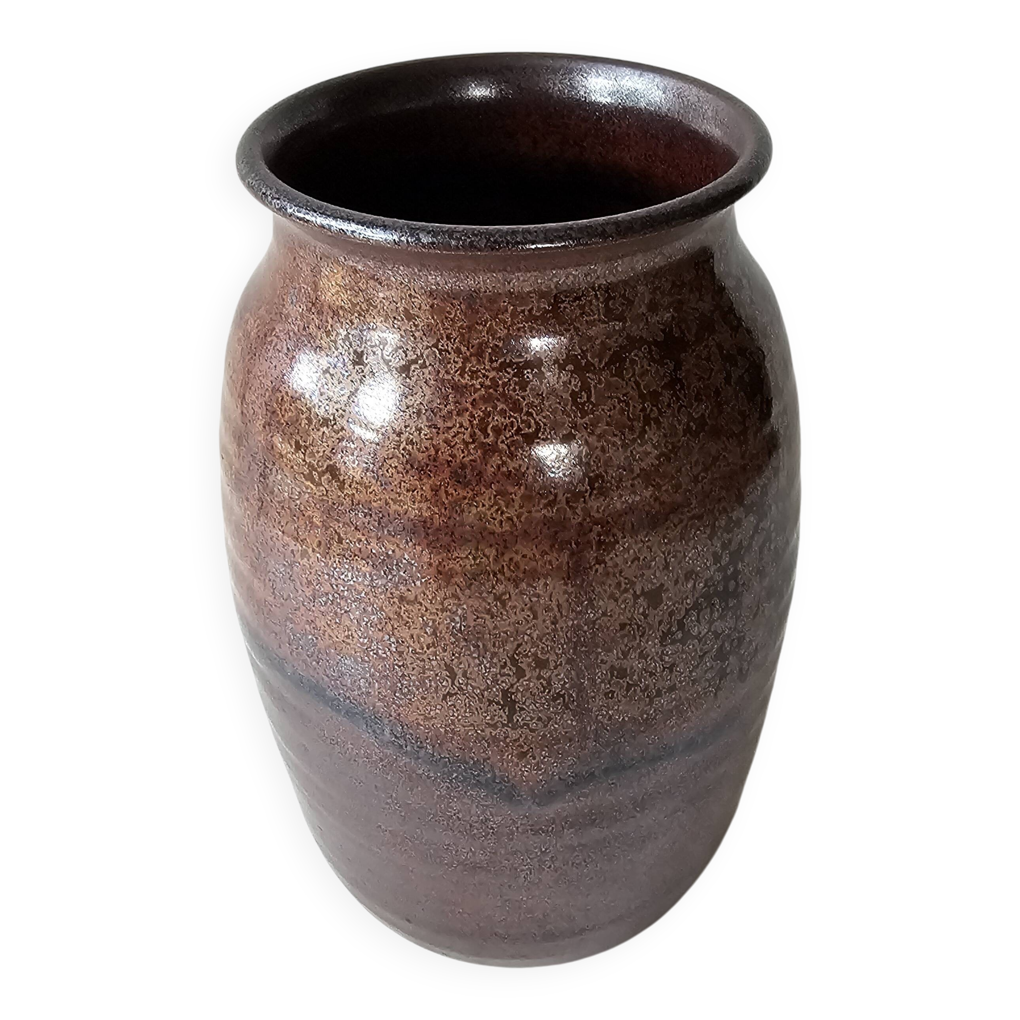 Bordeaux ceramic vase, height 19cm, Signed (Signature to be identified)
