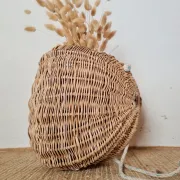 Old Woven Willow Fishing Basket