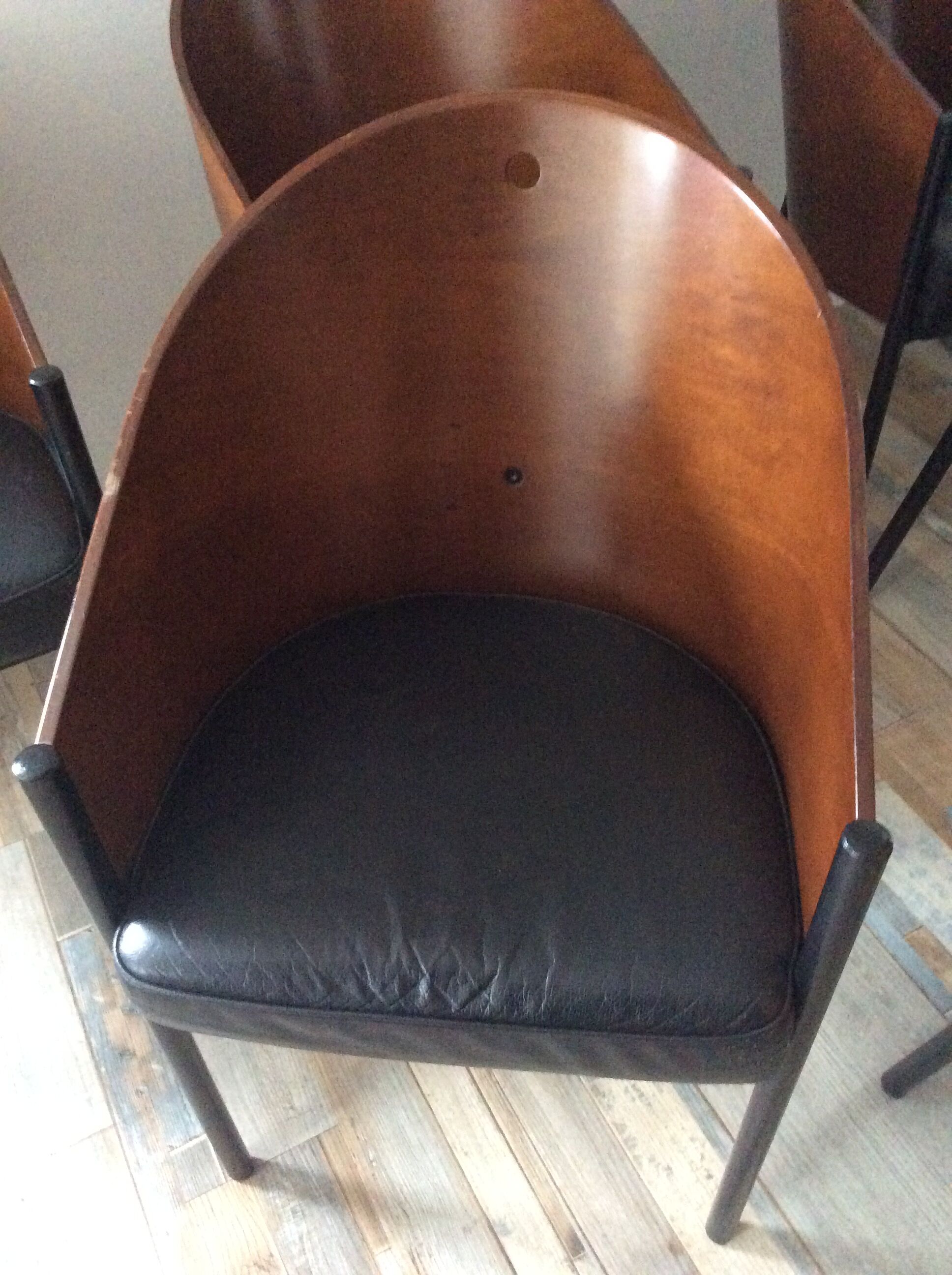 Set of 6 costes chairs by Philippe Starck, Aleph Driade edition