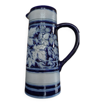 Blue mug in Alsatian sandstone