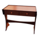 Mahogany and formica console desk, 70s design.