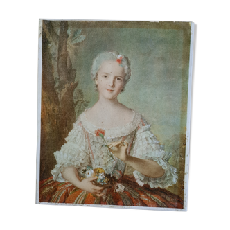 Small decorative portrait painting