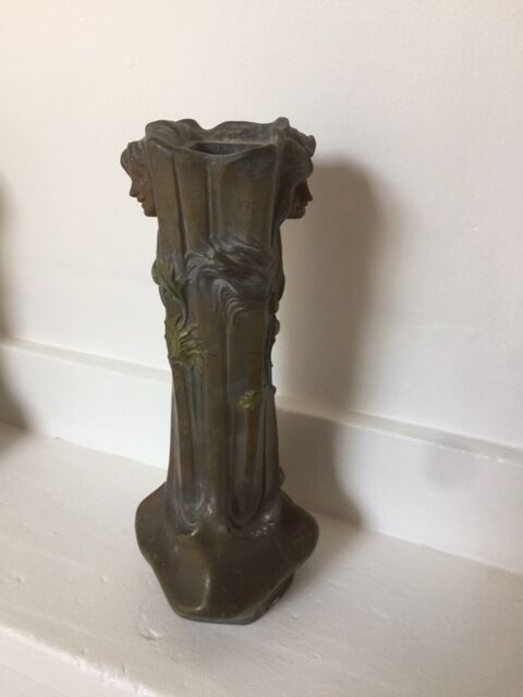 Pair of regulating vases signed Flora Francesco - Art Nouveau