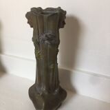 Pair of regulating vases signed Flora Francesco - Art Nouveau