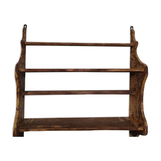 Old wooden shelf