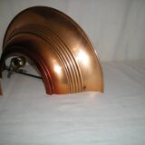 Art Deco half-moon wall lamp from the 1930s