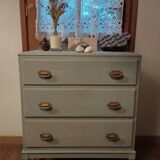 Commode bois patinée