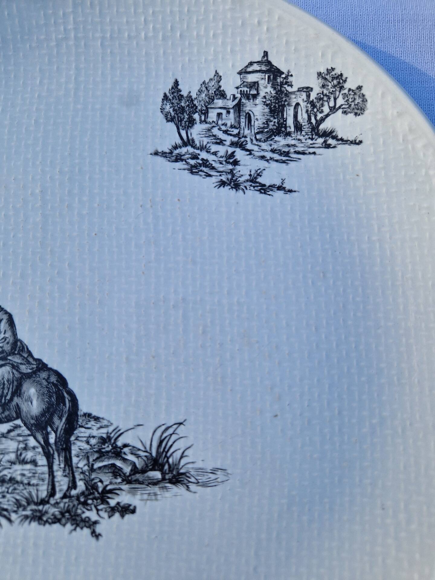8 flat plates model Pastorale Salins manufacture